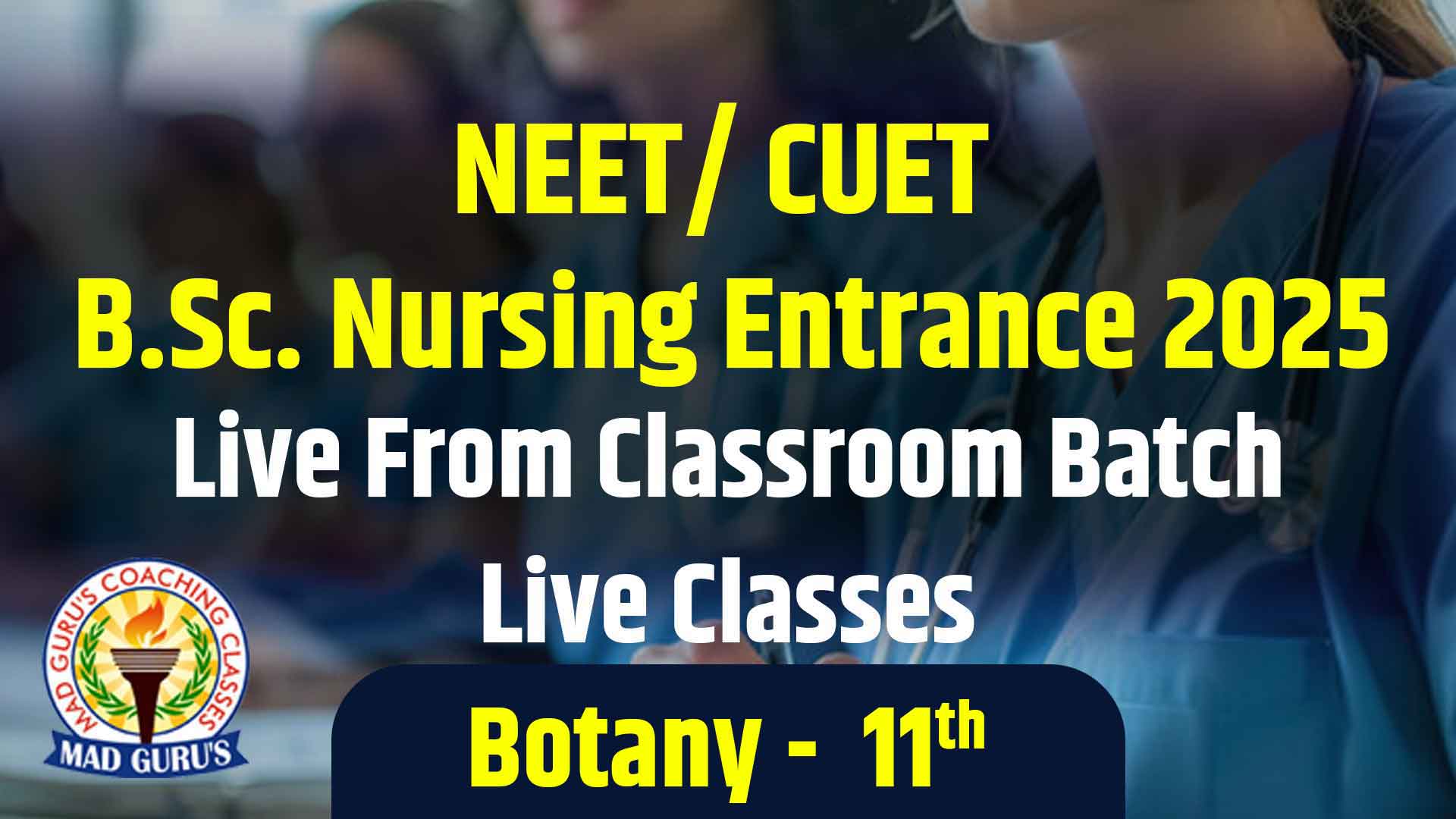 Botany 11th Class || NEET/ CUET B.Sc. Nursing Entrance 2025 Live Classes