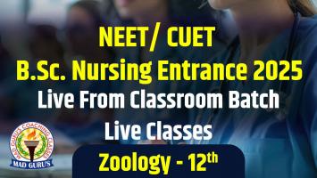 Zoology 12th Class || NEET/ CUET B.Sc. Nursing Entrance 2025 Live Classes